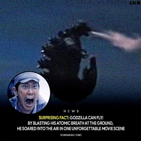 GKM - In 1971, the unthinkable happened — Godzilla flew. A moment so