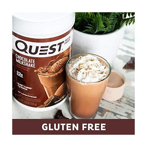 Quest Nutrition Chocolate Milkshake Protein Powder Low Carb Gluten Free Soy Free 1 6 Lbs