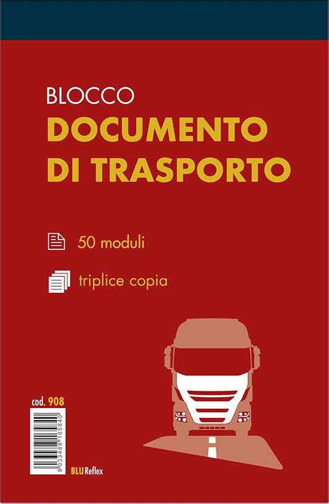 Documenti Di Trasporto Ddt Copie F To X Fogli X