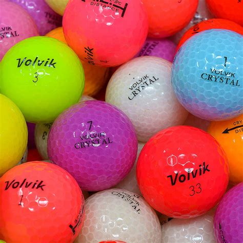 Coloured Lake Golf Balls Optic Pearl A Grade Titleist Volvik