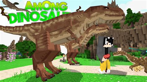 Minecraft Among Dinosaurs 2 WIR REITEN Einen T REX Sind NUN Ein