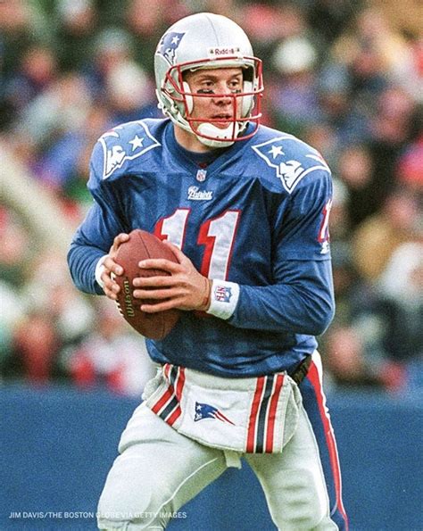 Drew Bledsoe In The Fresh Old School Patriots Jersey Jersey Patriots