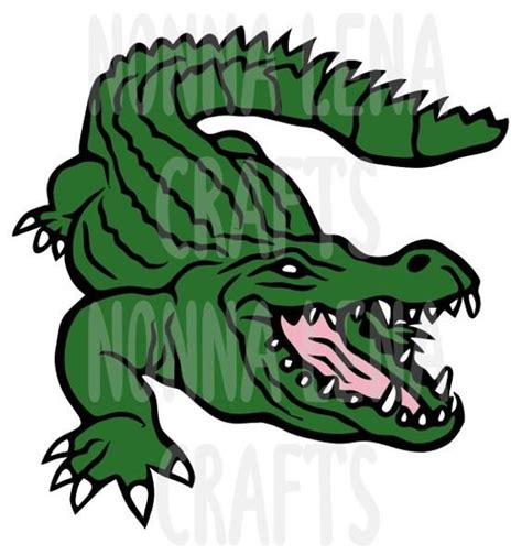 File For Cricut EPS PNG Crocodile Alligator SVG Silhouette Vector Cut