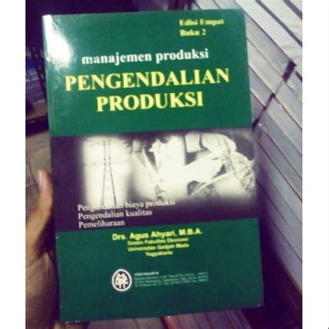 Jual Manajemen Produksi Pengendalian Produksi Edisi Empat Buku Agus