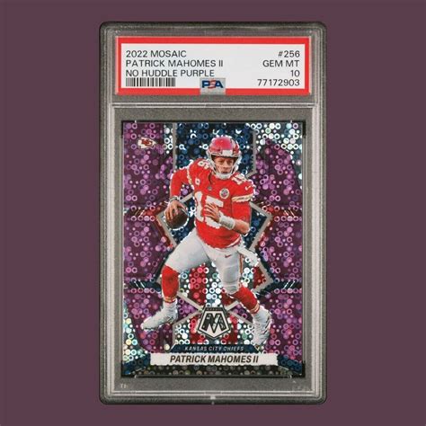 Patrick Mahomes Ii Mosaic National Pride No Huddle Purple