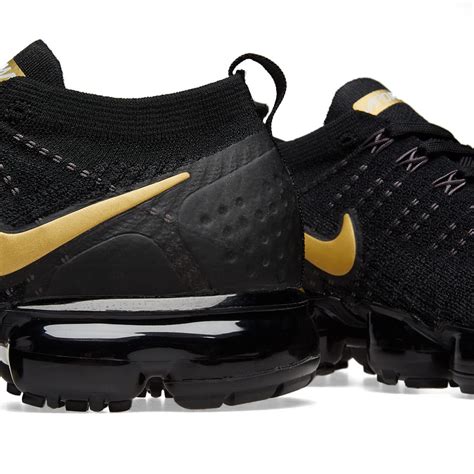 Nike Air Vapormax Flyknit 2 W Black Gold And Platinum End Us