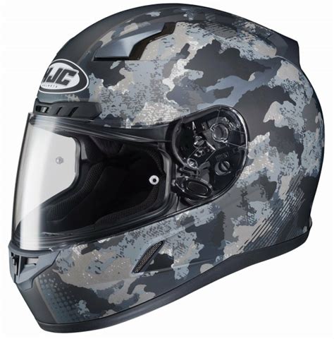 Hjc Cl Void Mc F Matt Camo Black Grey Full Face Helmet Custom Elements