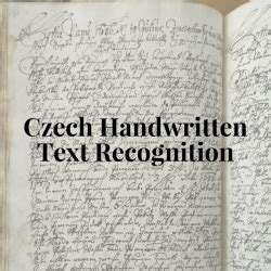 Czech Handwriting Recognition – Czech Out Your Ancestors