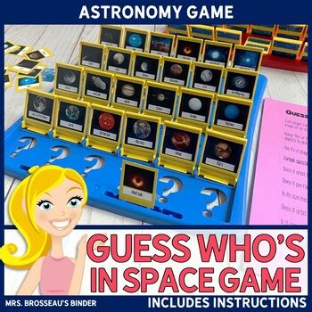 Guess Who S In Space Game Free Astronomy Game By Mrs Brosseau S Binder