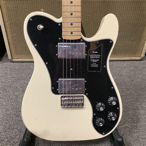 Brand New Fender Vintera ‘70s Roadworn Telecaster Deluxe Olympic White Normans Rare Guitars