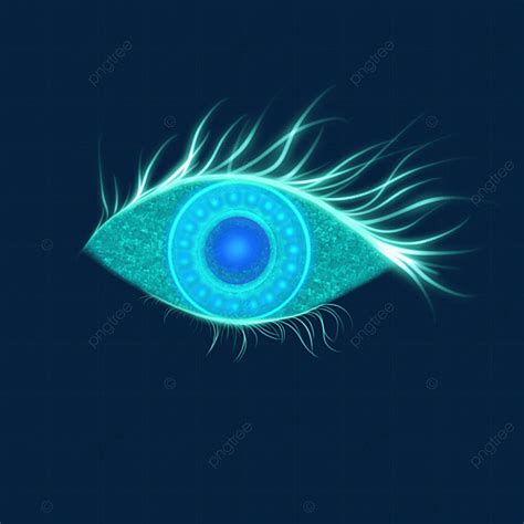 Abstract Light Effect Png Image Eye Light Effect Blue Abstract Art