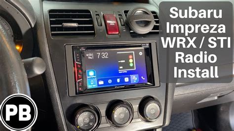 2012 2016 Subaru Impreza Wrx Sti Radio Install Youtube