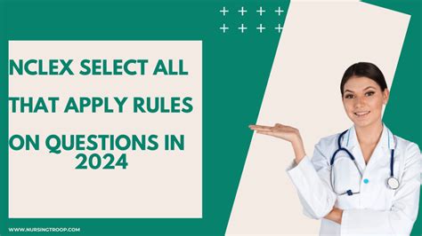 Nclex Select All That Apply Sata Rules On Questions In 2024 Nursingtroop