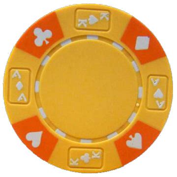 25 Yellow Ace King Suited Poker Chips | CPAK-YELLOW*25 | Poker Chip Mania