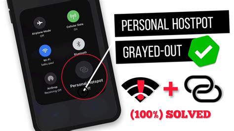 How To Fix Iphone Hotspot Button Greyed Out On Ios 16 Iphone Hotspot Greyed Out Issue Youtube