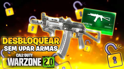 COMO DESBLOQUEAR AS ARMAS NO WARZONE 2 SEM UPAR OUTRAS RAPIDO E