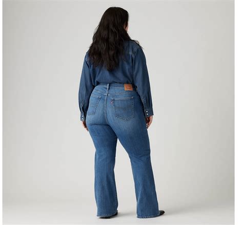 726 High Rise Flare Womens Jeans Plus Size Medium Wash Levis® Us