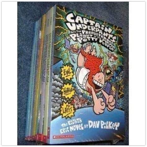 Captain Underpants Full Comic Collection Box Set 10 Books