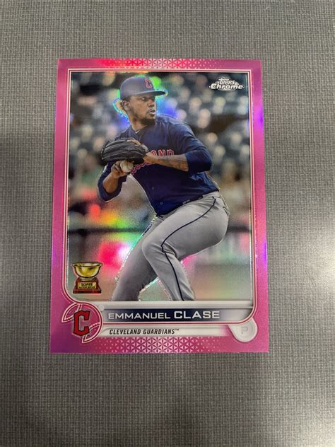 EMMANUEL CLASE 2022 Topps Chrome Rookie Cup Pink Refractor 130