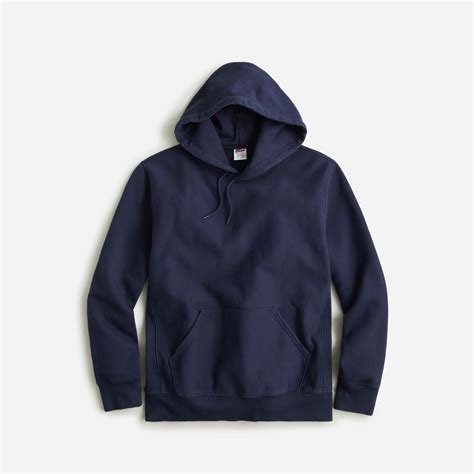 Jcrew Heritage 14 Oz Fleece Hoodie For Men