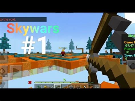 Brokenlens Skywars 1 MCPE YouTube