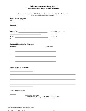 Quince Orchard High School Boosters Doc Template Pdffiller