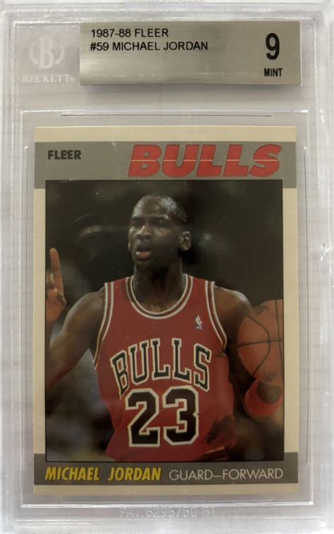 1987 88 Fleer Basketball 59 Michael Jordan BGS 9 EBay