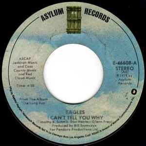 Eagles I Can T Tell You Why Releases Discogs