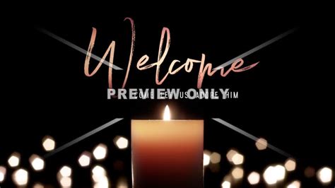 Candlelight Welcome Christmas By Life Scribe Media Easyworship Media