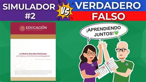 Simulador PRINCIPIOS Nueva Escuela Mexicana Examen Admisión Docente