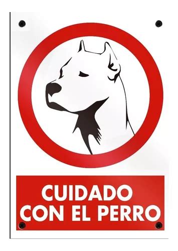 Cartel O Chapa Cuidado Con El Perro Varios Modelos Givan