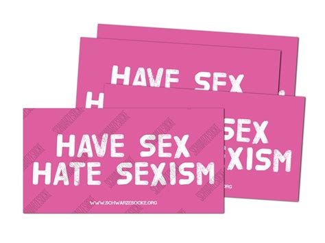 Stickers Have Sex Hate Sexism 30 Pieces Etsy