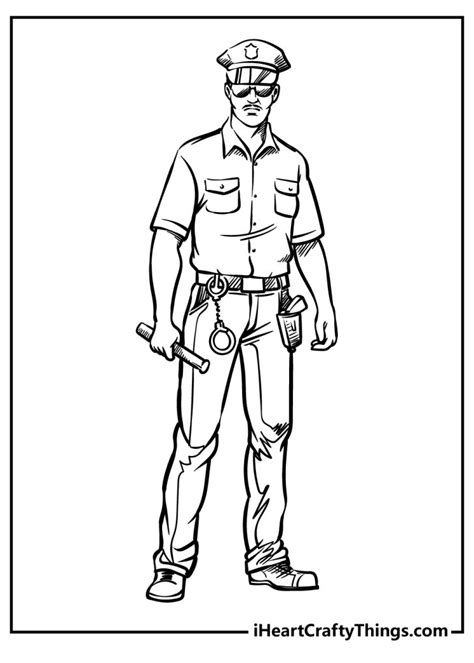 15 Police Coloring Pages 100 Free Printables