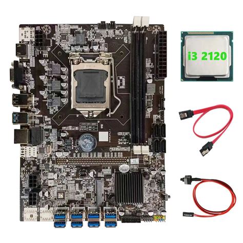 B Btc Mining Motherboard I Cpu Sata Cable Switch Cable Lga