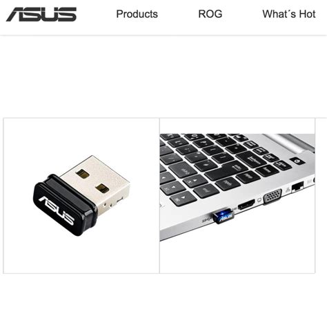 ASUS AX1800 Dual Band WiFi USB Adapter WiFi 6 WPA3 05 09 2024