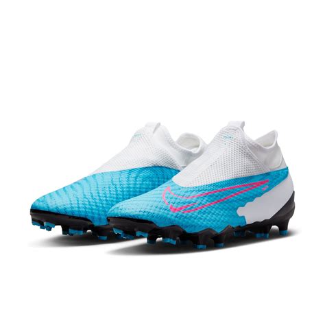 Nike Phantom Gx Academy Montante Fg Mg Blanc Bleu Sur Foot Fr