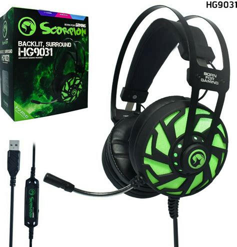 Marvo HG9031 Over Ear Gaming Headset με σύνδεση USB Skroutz gr