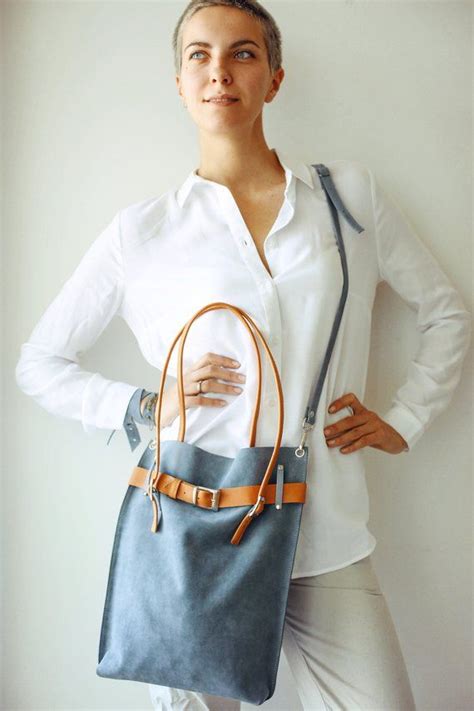 Sac Besace En Cuir Sac à Main Cuir Sac Bleu Sac Bleu Bleu Leather