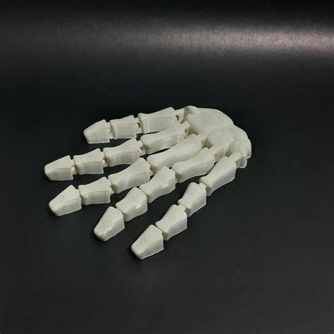 3D Printing Skeleton Hand Flexi Print In Place Cults