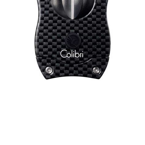 Colibri V Cut Kerbschnitt Zigarrencutter Carbon Schwarz Kubazigarren Ch