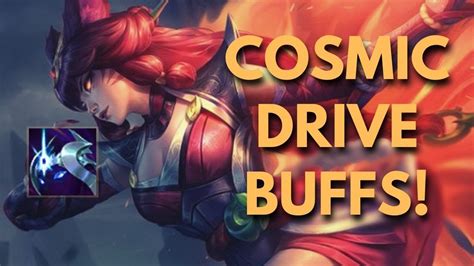 Cosmic Drive Changes Are Huge Buffs For Ahri Youtube