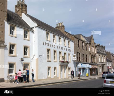 Spread Eagle Hotel High Street Jedburgh Scottish Borders Stock Photo