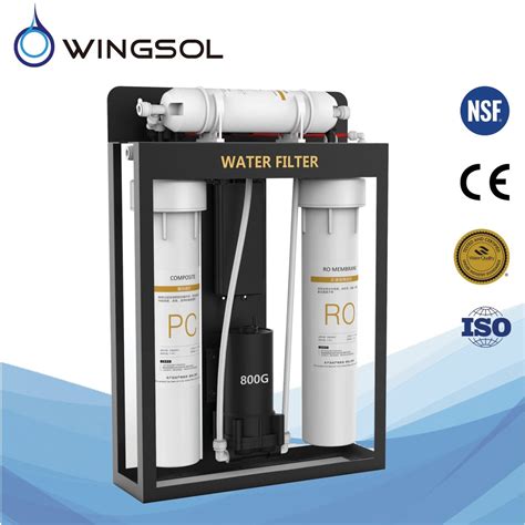 800gpd Reverse Osmosis Water Filter Compact RO System China Cartridge