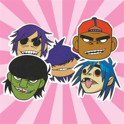 Gorillaz Sticker Pack 487 457 Amazing Sticker Co