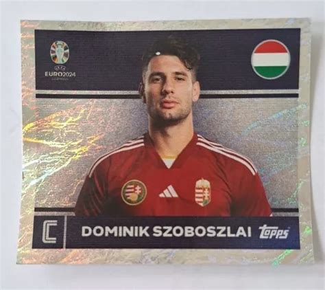 Sticker Topps Euro Germany Dominik Szoboszlai Hun Captain Foil