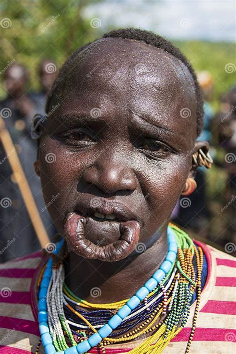 Women From The African Tribe Mursi Ethiopia Editorial Photo Image Of