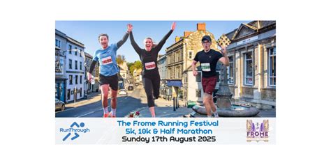 Frome Running Festival 2025 Somerset Uk