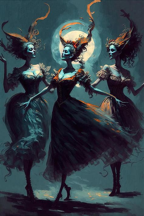 The Dance of the Witches, 03 Painting by AM FineArtPrints - Fine Art ...