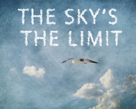 Sky Is The Limit Inspirational Quotes. QuotesGram