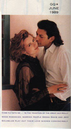 Remember When Geena Davis And Jeff Goldblum Were Married Geena Davis